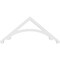 Ekena Millwork Pitch Legacy Architectural Grade PVC Gable Pediment, 36"W x 15"H x 1"P (10/12) GPP036X015X100LEG - alternate 5